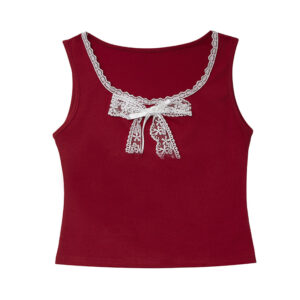 Trendy Red Fashion Tank