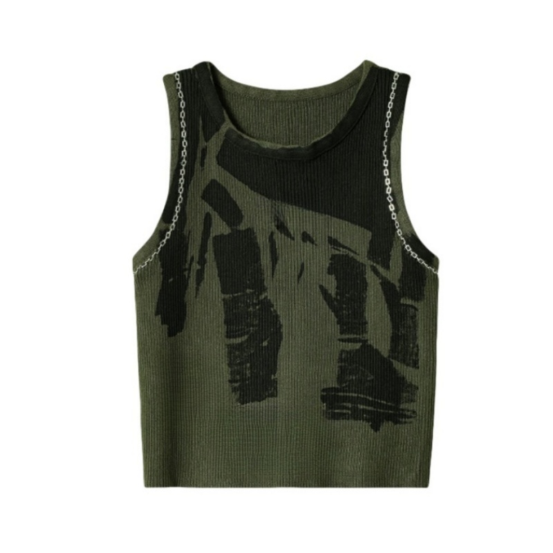 Trendy Chain Graphic Tank